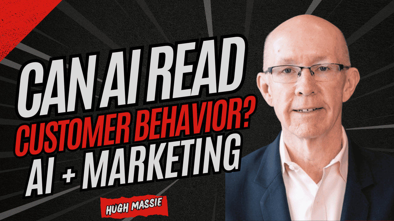 Hugh Massie discussing behavioral intelligence, AI and Marketing, and AI enabled Market Research.