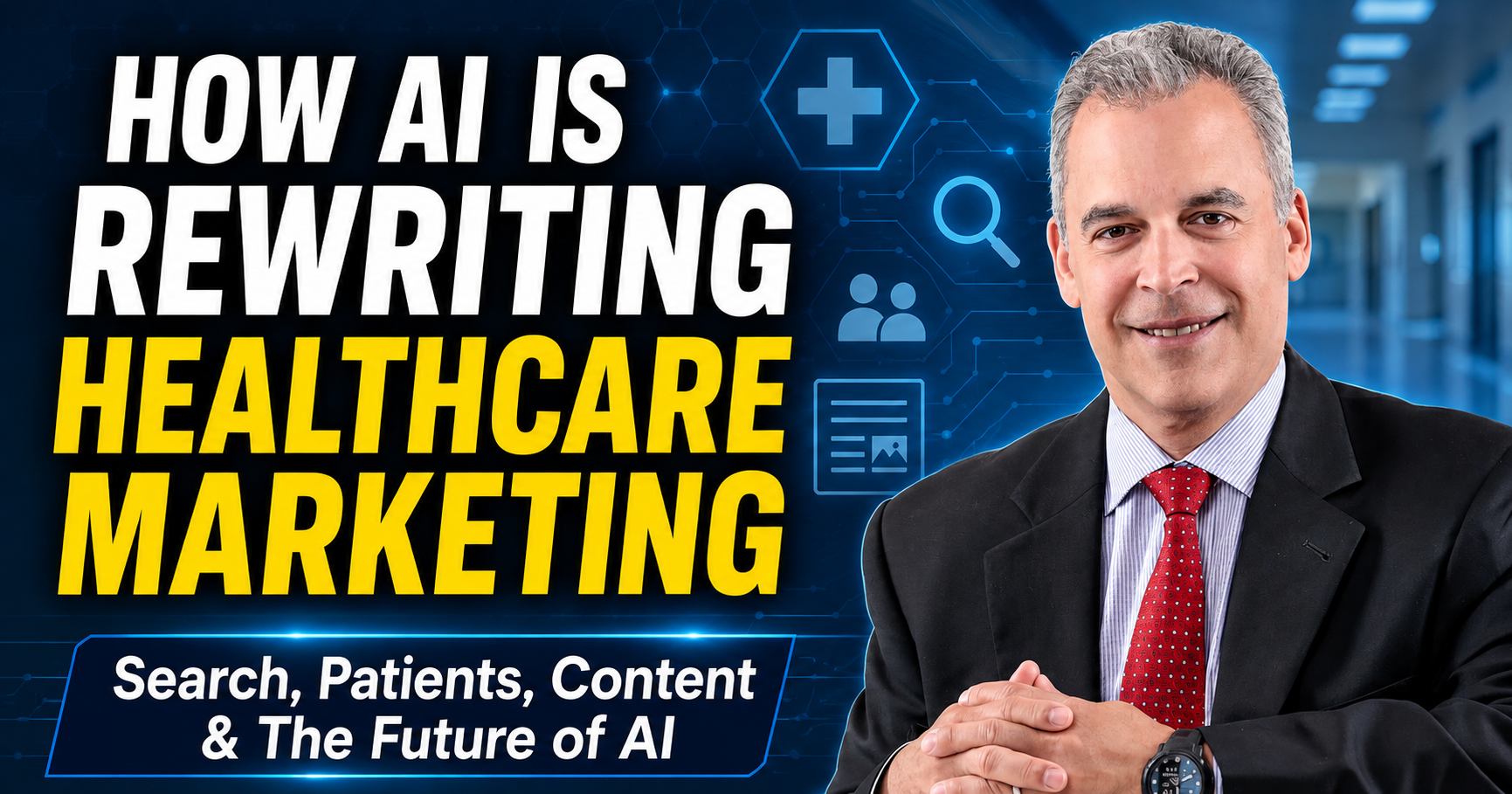 AI and Marketing in healthcare with Ramon Soto discussing AI search, patient engagement, content creation, and healthcare innovation.