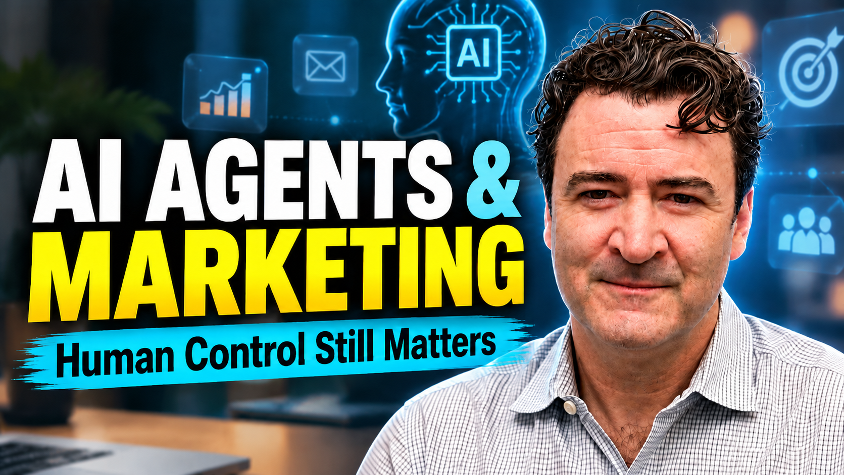 AI agents and marketing automation discussion about campaign optimization, human oversight, and advertising technology.